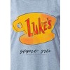 Gilmore Girls Womens' Luke's Diner Logo Nightgown Sleep Pajama Shirt Grey - image 3 of 3