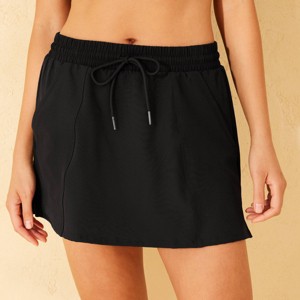 Women's High Waist Swim Board Skirt - Shade & Shore™ - 1 of 4