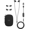 Logitech Zone Wired Earbuds - Stereo - Mini-phone (3.5mm), USB Type C, USB Type A - Wired - 16 Ohm - 20 Hz - 16 kHz - Earbud - Binaural - In-ear - 4 of 4