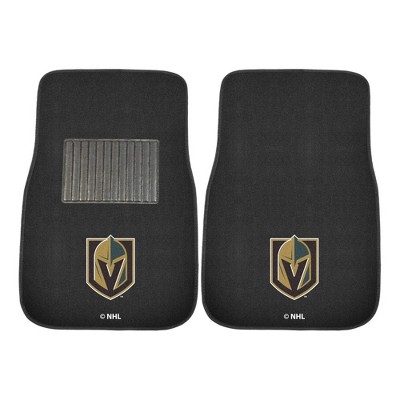 NHL Vegas Golden Knights Embroidered Car Mat Set - 2pc