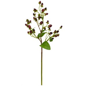 Nearly Natural 17-in Italian Coffee Bean Artificial Flower (Set of 8) - 1 of 1