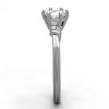 Slickblue Stainless Steel Ring, Clear CZ Solitaire, Polished Finish, Engagement Style for Women, Size 5-10 - 4 of 4