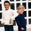 Hope & Henry Boys' Organic Long Sleeve Textured Shawl Collar Sweater, Kids - image 2 of 4