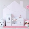 Teamson Kids Little Chef Paris Modular Contemporary Pretend Play Kitchen with Accessory Set, Realistic Refrigerator, Oven and Sink, White/Rose Gold - 3 of 4
