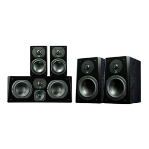 SVS Prime Bookshelf Surround System (Premium Black Ash) - 1 of 4