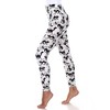 Women's Super Soft Midi-Rise Printed Leggings - One Size Fits Most - White Mark - 3 of 3