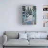 Trademark Fine Art - James Ayers  Snowy Pines Canvas Art - 2 of 4