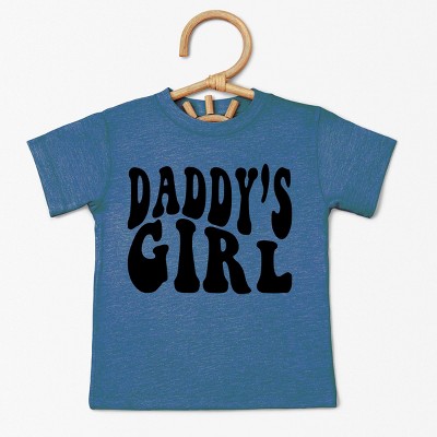 The Juniper Shop Daddy's Girl Wavy Toddler Short Sleeve Tee