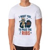 Uncle Sam T-Shirt Men's I Want You To Pass The Ribs Patriotic Tee - 2 of 4