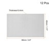 Unique Bargains Stainless Steel DIY Laser Printing Office Engraving Blank Card 12 Pcs - 2 of 4