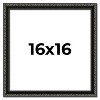 PosterPalooza | Square Antique Black Picture Frame - UV Acrylic, Foam Board Backing, Hanging Hardware - 2 of 4