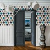 Party Land Magic Pink Yellow and Blue Trees Abstract Paste the Wall Wallpaper - 2 of 4