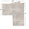 Storied Home Woven Bankuan and Rattan Stair Basket with Handles - 3 of 4