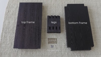 Weathered Gray Rectangular Wooden Coffee Table with Storage Base