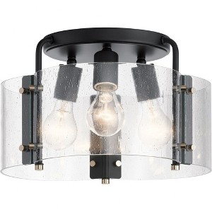 Kichler Lighting Thoreau 3 - Light Semi-Flush Mount in  Black - 1 of 2