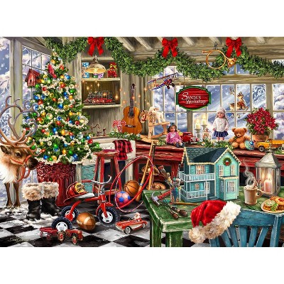 Springbok Santa's Workshop Jigsaw Puzzle - 1000pc