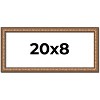 PosterPalooza | Panoramic Slim Profile Gold Picture Frame - UV Acrylic, Foam Board Backing, Hanging Hardware - 2 of 4