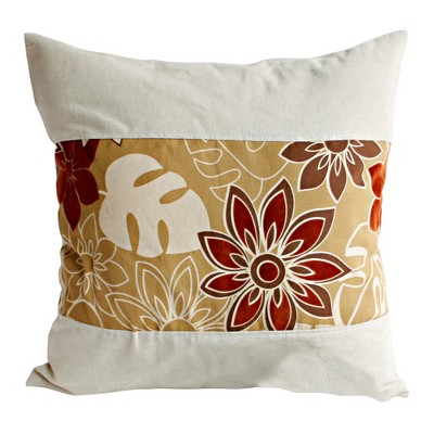 Slickblue Linen Stylish Patchwork Pillow Cushion - Decorative Floor Cushion, 19.7x19.7 inches, 5 Designs Available