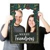 Big Dot of Happiness Rustic Merry Friendsmas - Friends Christmas Party Photo Booth Picture Frame and Props - Printed on Sturdy Material - 3 of 4