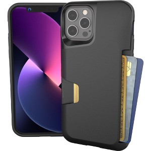 Smartish iPhone 12/12 Pro Wallet Case - Wallet Slayer Vol 1 - Slim Grip Card Holder Cover - 1 of 4