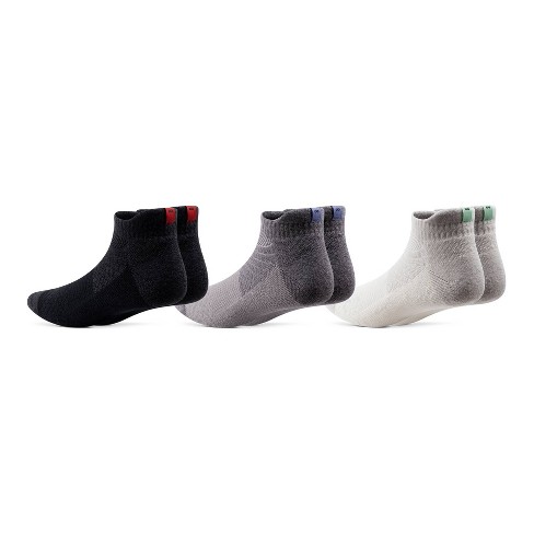 Men's Cushion Ankle Socks 3 Pack Black/White – Pair of Thieves