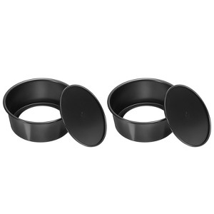 Unique Bargains Removable Loose Bottom Cheesecake Pan 2 Pcs - 1 of 4