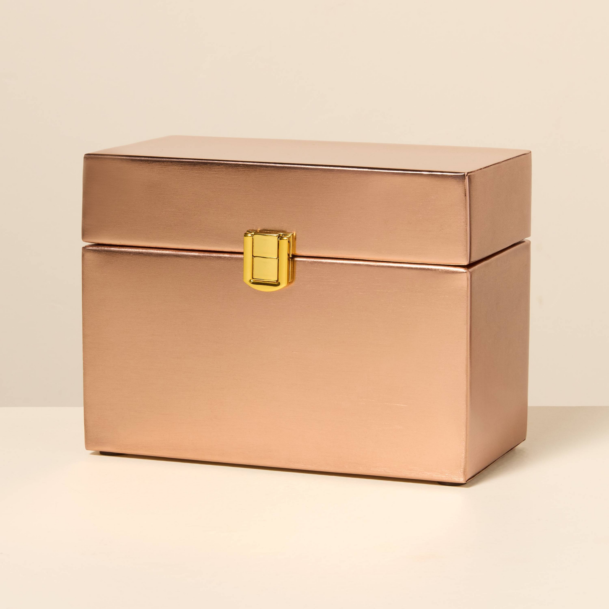 Recipe Box Copper Finish - Hearth & Hand™ with Magnolia