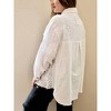 Women's Embroidered Texture Jacket - POL - 3 of 4