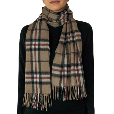 Lona Scott Pure Cashmere Tartan Scarf