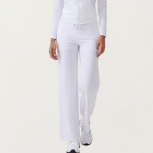 Anna-Kaci Active Women's High Waist Wide Leg Sweatpants with Drawstring Waistband - 1 of 4