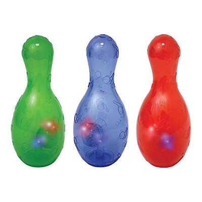 Multipet Light-Up Bowling Pins Assorted Set