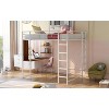 NicBex Full Size Loft Bed with Desk & Shelves,Space-Saving Full Loft Bed with Study Area & Storage,Sturdy Metal Loft Bed for Teens,Adults - 3 of 4