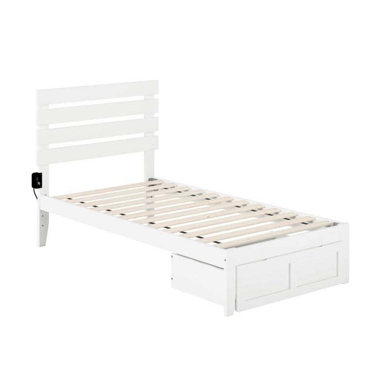 Oxford Bed with Foot Drawer and USB Turbo Charger - AFI, 3 of 8