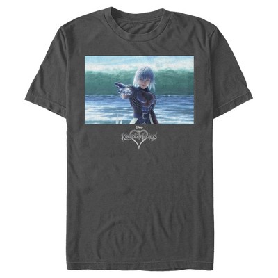 Men's Kingdom Hearts 1 Heartless Riku Long Sleeve Shirt Black Large 