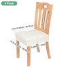 Unique Bargains Polyester Spandex Waterproof Durable Dining Chair Slipcovers - 3 of 4