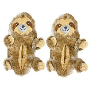 Oooh Yeah! Kid's Animal Hug Slippers (Dusty the Sloth) - 1 of 4