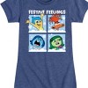 Girls' - Inside Out 2 - Festive Feelings Grid Fitted Short Sleeve Graphic T-Shirt - 2 of 4