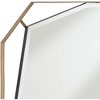 Possini Euro Design Burgoin Square Vanity Wall Mirror Modern Beveled Glass Brushed Bronze Iron Frame 31 1/2" Wide for Bathroom - 3 of 4