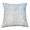 Anybear 18x18 Aztec Blue White Cotton Cushions - 2 of 4