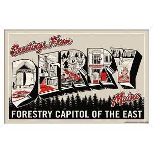 Trends International IT: Welcome to Derry (2025) - Greetings From Derry Framed Wall Poster Prints - 1 of 4