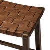Maven Lane Noah Counter Stool with Faux Leather 26" - 4 of 4