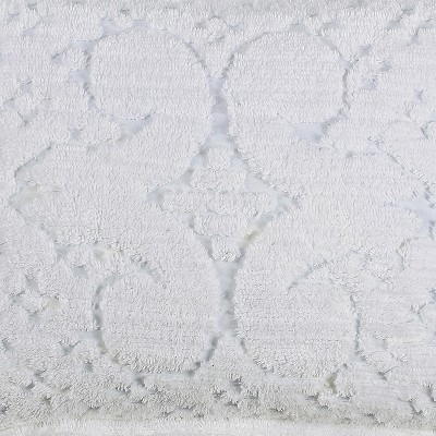 Better Trends Ashton – Luxurious 100% Cotton Tufted Euro Sham in Medallion Design, Super Soft & Lightweight, 26” x 26”, White