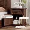 Nightstand, End Table with Drawers, Bed/Sofa Side Tables - 3 of 4