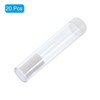 Unique Bargains Plastic Collector Round Coin Tubes with Screw Lids 20 Pcs - 3 of 4