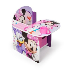 Delta Children Minnie Mouse Kids Desk Chair with Storage - 1 of 4