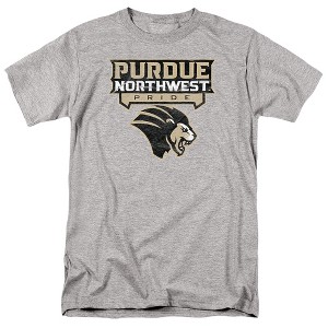 Purdue University Northwest Official Distressed Primary Logo Unisex Adult T Shirt - 1 of 4