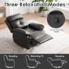 Lirago Small Rocker Swivel Recliner Chair for Adults Women Compact Spaces Bedroom Living Room Adjustable Recliner Easy Assembly - 3 of 4
