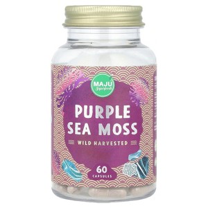 Maju Superfoods Purple Sea Moss, 60 Capsules (500 mg per Capsule) - 1 of 4