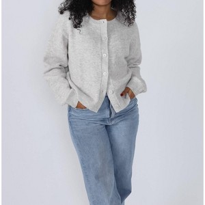 Women's Hayes Soft Knit Buttoned Cardigan - Things Between - 1 of 4