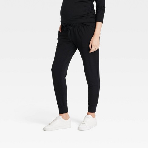 Knit Maternity Jogger Pants - Isabel Maternity By Ingrid & Isabel™ Black M  : Target